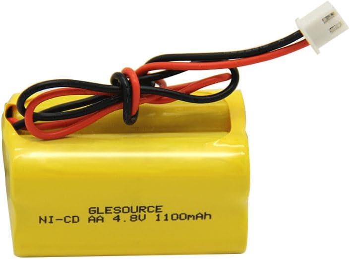 GLESOURCE (10 Pack 4.8v 1100mAh Compatible for MAG93NC487 BL93NC487 Lithonia ELB B006 Lithonia ELBB006 ELBCS06 ELB-CS06 Emergency/Exit Light Sign - Image 5