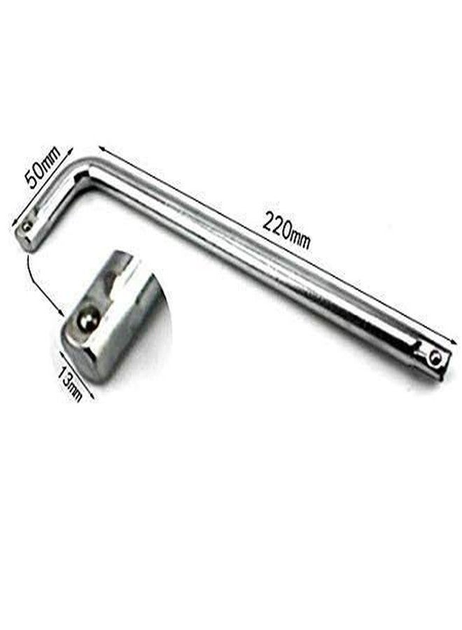 Shopper52 10 in 1 Socket Wrench Spanner Set Automobile Repair Tool Box Precision Sleeve Wrench Sleeve Wrench Combination Hand Tool Socket Set - 10PCTK - Image 3