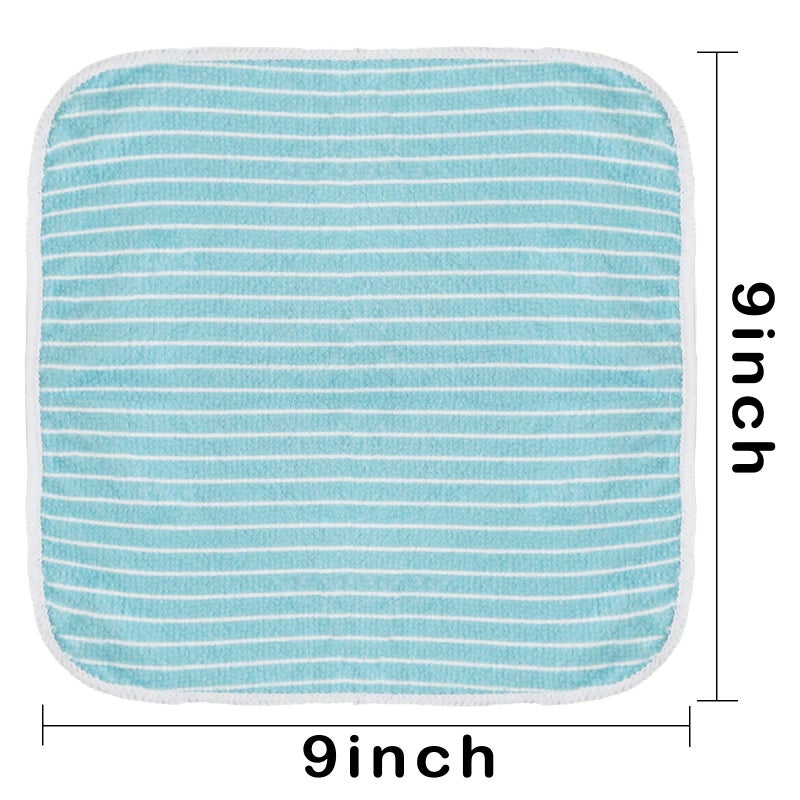 Softan Baby Washcloths, 24Pack Baby Wash Cloths Extra Soft & Ultra Absorbent, Baby Towels and Washcloths Face Towel Unisex for Boys Girls Face & Body, Washclothes Gentle on Sensitive Skin, 9''x 9'' - Image 3