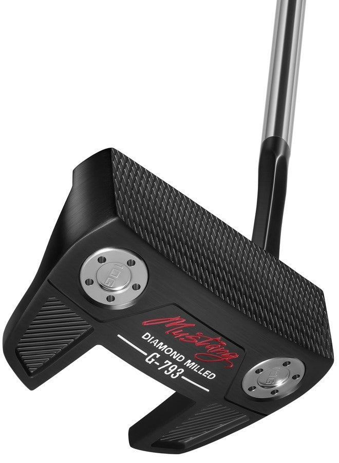 PGF GCWarehouse PGF G-793 Forged Mallet Golf Putter [ Raw Black/Right Handed] Crafted with Precision - Image 2