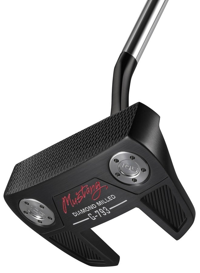 PGF GCWarehouse PGF G-793 Forged Mallet Golf Putter [ Raw Black/Right Handed] Crafted with Precision - Image 1
