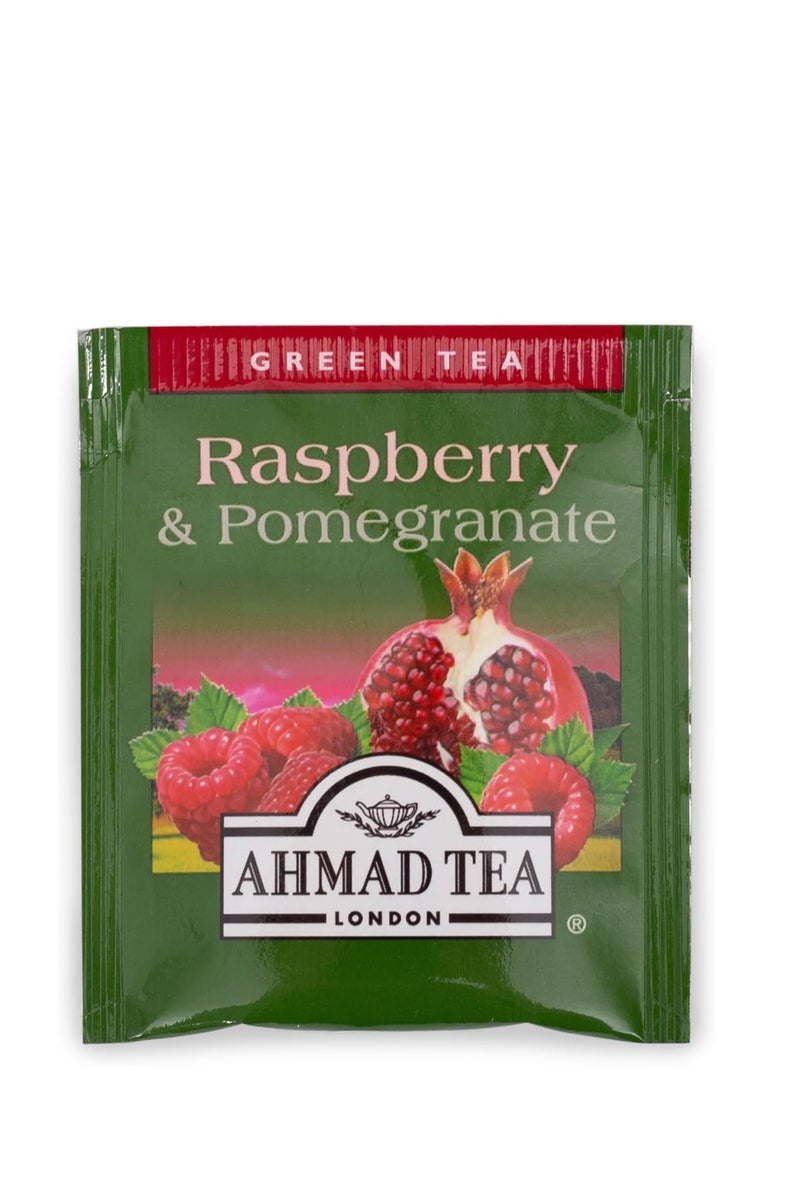 Ahmedtea Raspberry & Pomegranate Green Tea - 20 Foil - Image 4