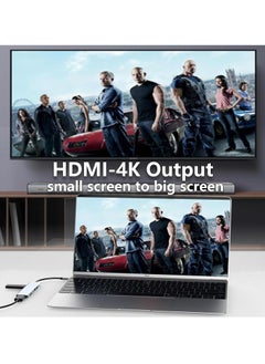 TIGER 7-in-1 USB C Hub with 4K HDMI, 2 USB 3.0 Ports, USB 2.0, USB C, SD/TF Card Reader & 100W PD – Multiport Adapter for Mac, Dell, HP Laptops, and Peripherals – Expand Connectivity, High-Speed Data, and Power Delivery  - Image 3