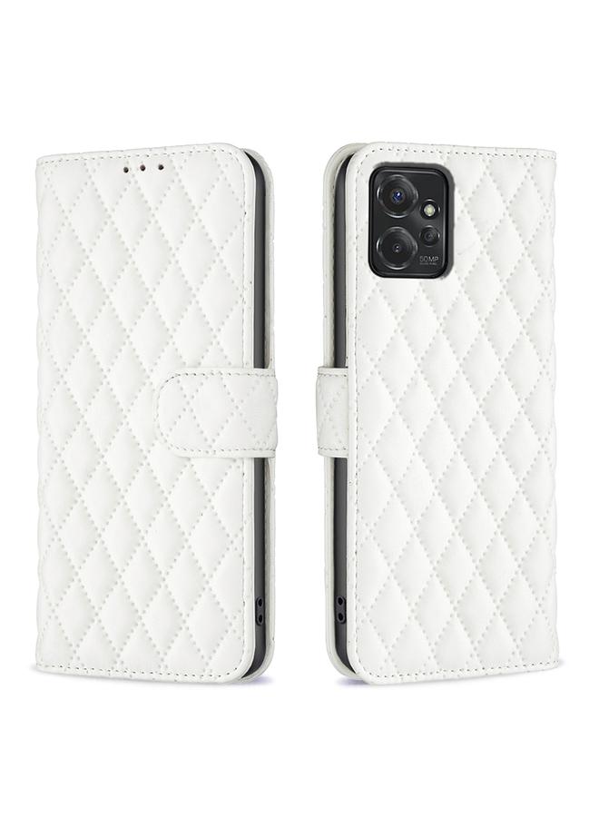 S-TOP Case For Motorola Moto G Power 5G 2024 Diamond Lattice Wallet Flip Leather Phone Case - Image 1