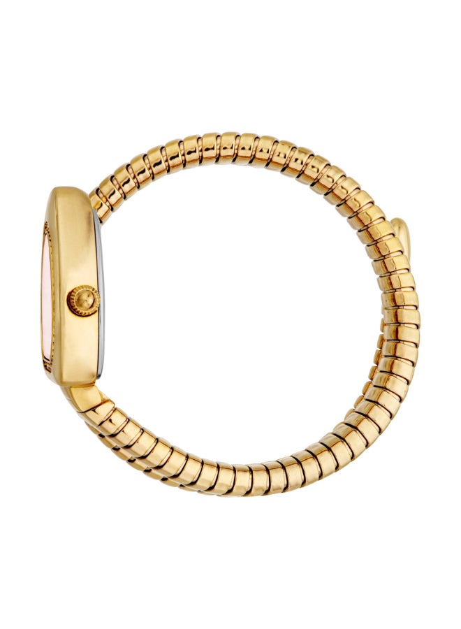 Just Cavalli ساعة كواتز ذهبية اللون بقرص أحمر من جاست كافالي للنساء - JC1L249M0025 - Image 2