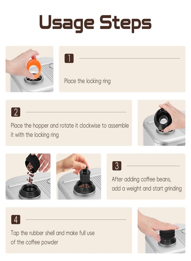 Bullro for Breville Single Dose Hopper with Silicone Bellows, Single Dose Hopper Compatible with Breville Barista Express, Breville Barista Pro, Breville Barista Touch, and Impress - Image 5