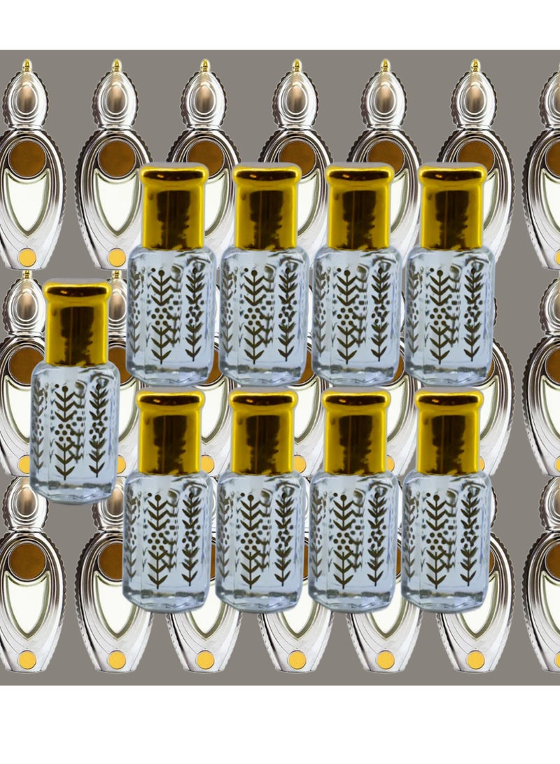 9 Pieces Wisal Essential Oil For Women Original Clear 6 Ml