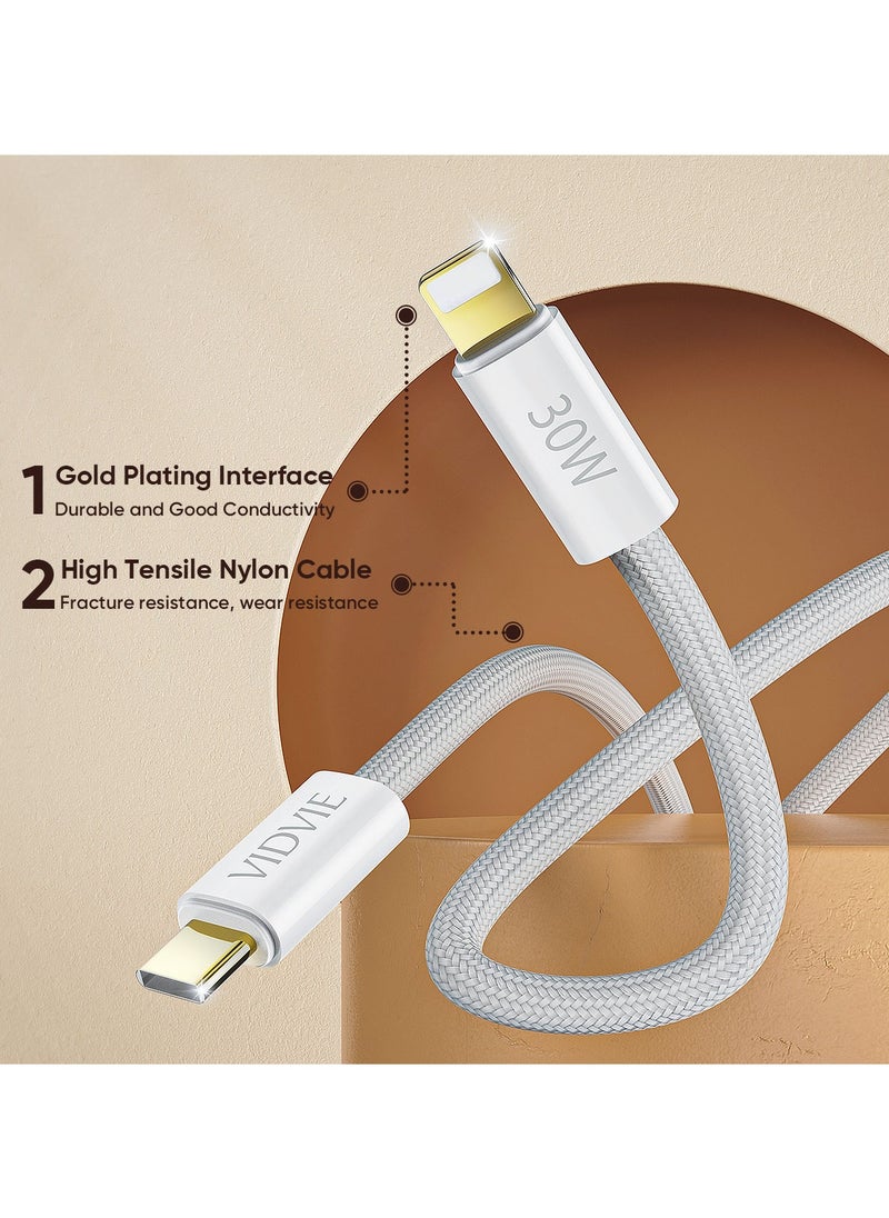 Vidvie Type-C to Lightning charger cable for data transfer and charging from Vidvie  - Image 2