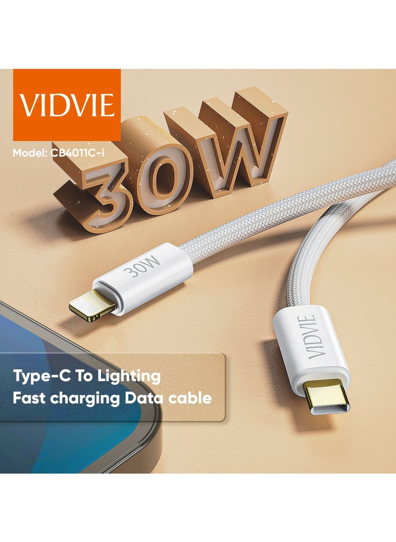 Vidvie Type-C to Lightning charger cable for data transfer and charging from Vidvie  - Image 3