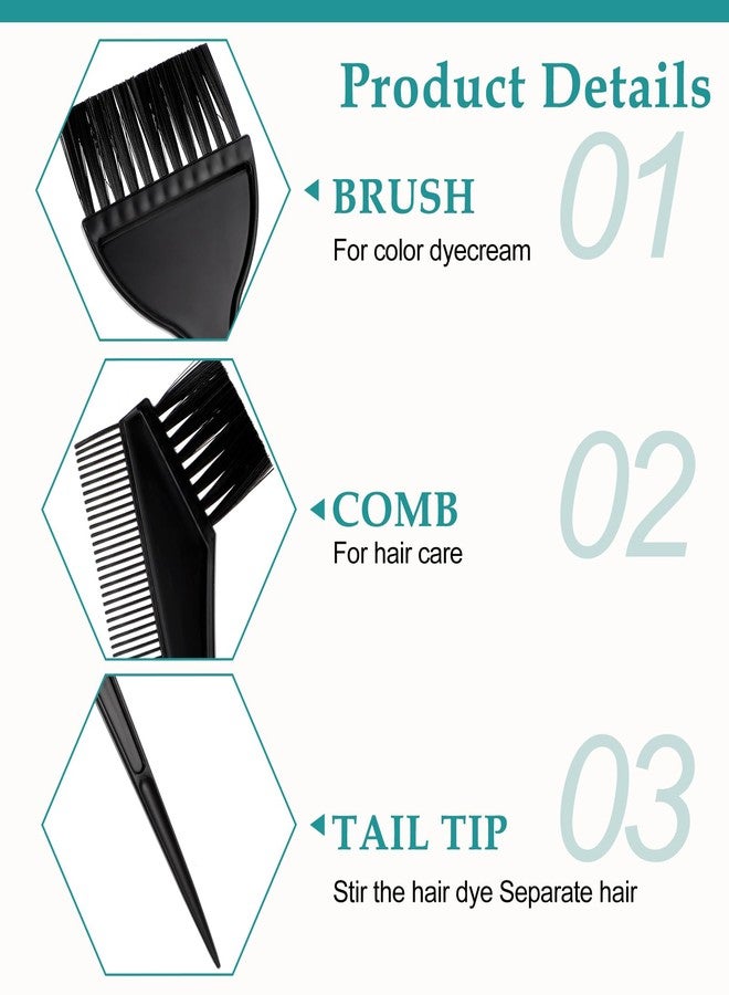 oruola مجموعة فرش تلوين الشعر من أورولا، 6 قطع، مجموعة فرش صبغ الشعر، مجموعة أدوات تطبيق صبغة الشعر الاحترافية، فرشاة تلوين الشعر لصالونات التجميل، مجموعة فرش صبغ الشعر لتلوين وصبغ الشعر - Image 4
