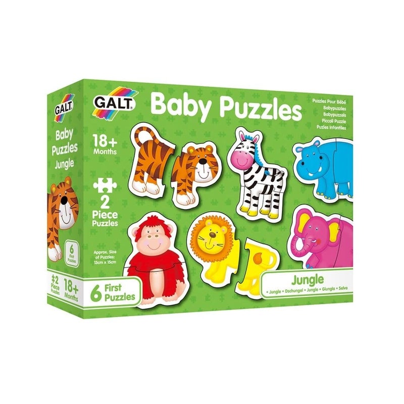Galt Toys, Baby Puzzles - Jungle, Jigsaw Puzzles for Kids, Ages 18 Months Plus - Image 1