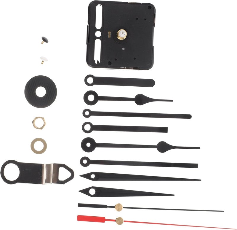 DIY Clock Mechanism Parts 4 Metal Hands Mute Clock Movement for Wall Clocks - Image 1