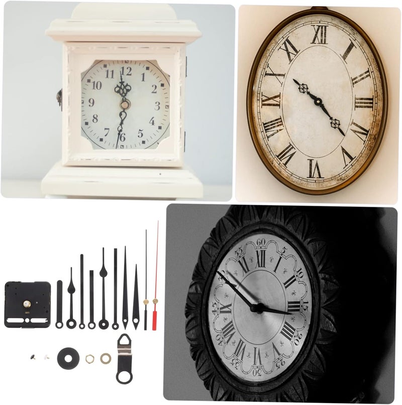 DIY Clock Mechanism Parts 4 Metal Hands Mute Clock Movement for Wall Clocks - Image 3