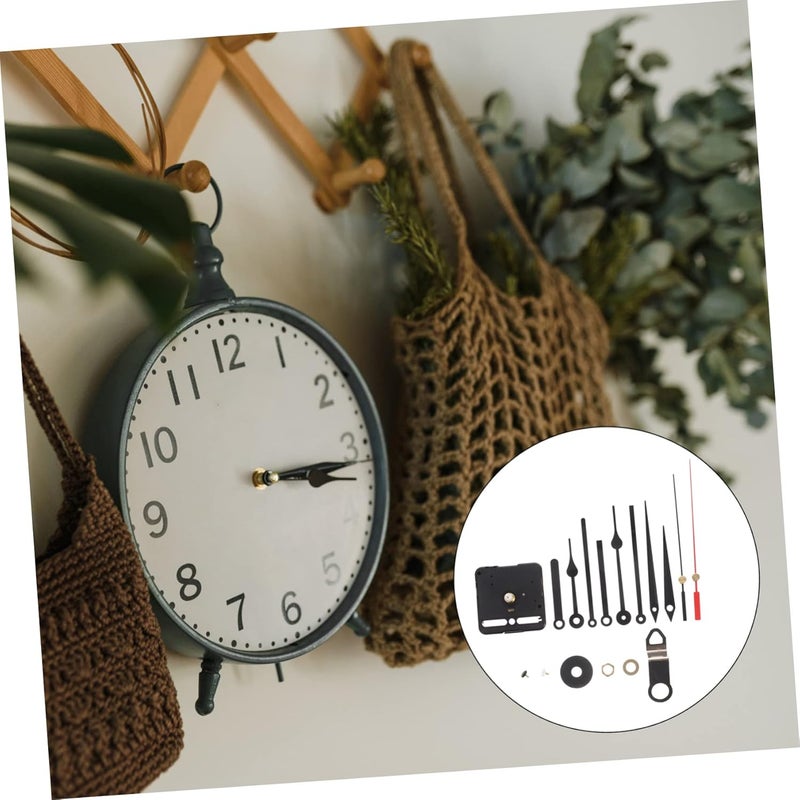 DIY Clock Mechanism Parts 4 Metal Hands Mute Clock Movement for Wall Clocks - Image 4
