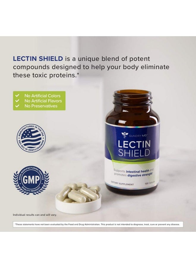 Gundry MD ® Lectin Shield™ Intestinal Health Support And Digestive Strength Supplement 120 Count  - Image 5