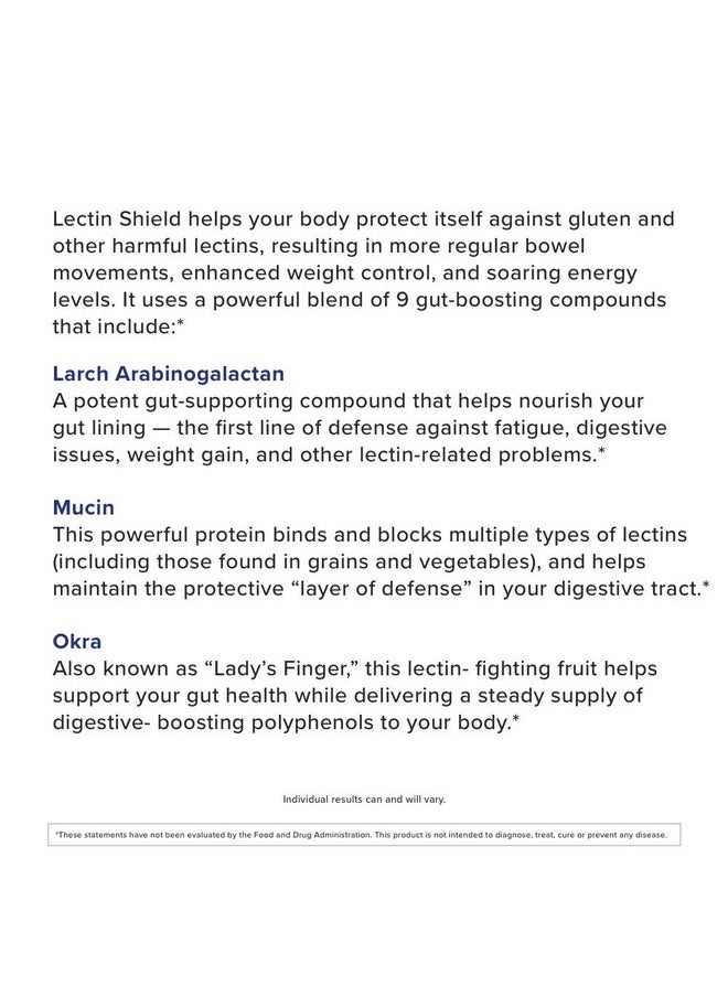 Gundry MD ® Lectin Shield™ Intestinal Health Support And Digestive Strength Supplement 120 Count  - Image 3