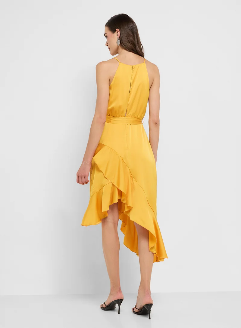 ستايل تشيت Ruffled Asymmetrical Dress