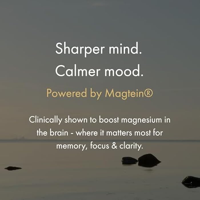 NAOMI Magnesium L-Threonate with 2,000mg Patented Magtein®, High Absorption Elemental Magnesium, Memory Supplement - Brain Health, Focus, Nerve Support, Heart Health, Natural Sleep Aid, 60 Veggie Caps - Image 3