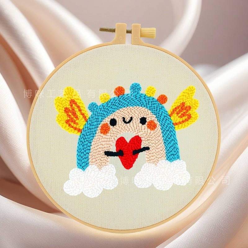 Shop Owner Recommend Poke Embroidery Material Package Casual Poke Handmade Embroidery Diy Kit Cross Stitch Suit - Image 1
