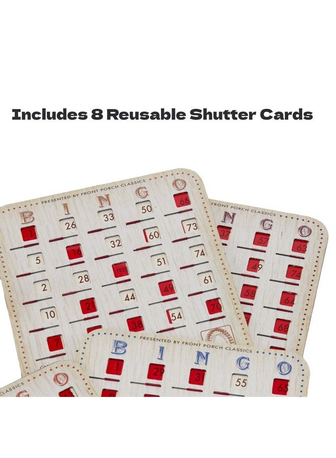 Front Porch Classics State Fair Bingo Deluxe Edition - Craftsmanship for an Authentic Retro-Style Experience - Intergenerational Fun for Friends and Family, 10x11x14 in - Image 5