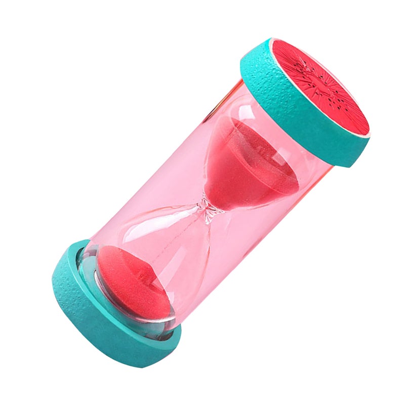 1Pc 15 Fruit Pattern Sand Clock Timers Decoration Children's Time Toy Home Ornaments Birthday Wedding (Watermelon) - Image 4