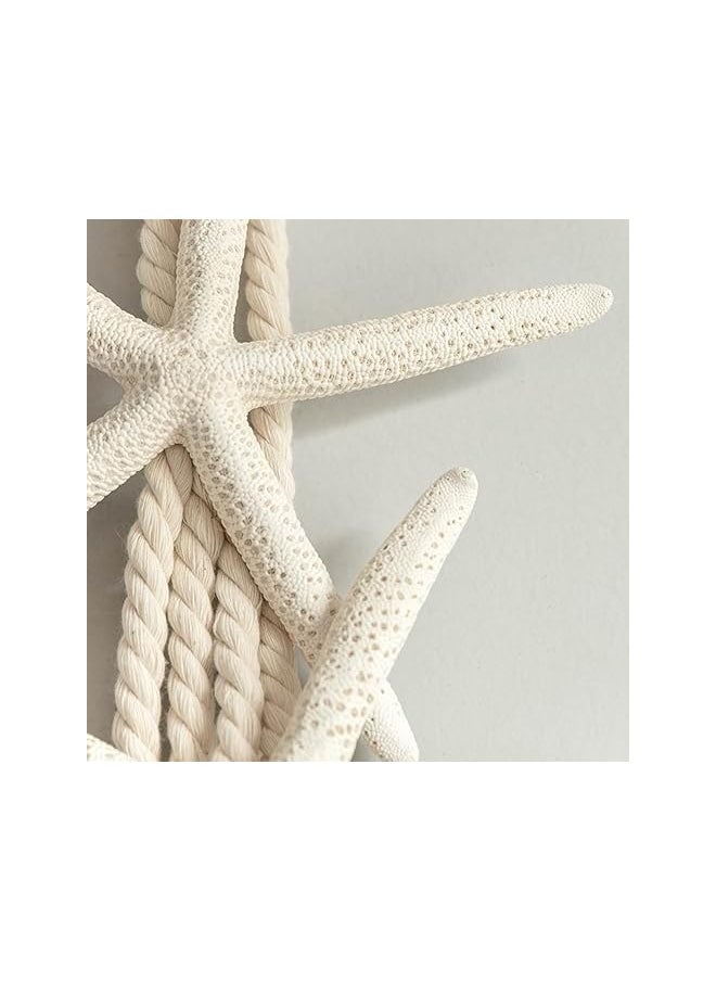 The Bros - 2 Pieces Natural Starfish Curtain Tiebacks Rope Drape Tie Band Drapery Holdbacks Room Décor - Image 1