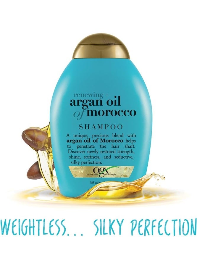 أو جي إكس شامبو تجديد + زيت الأرغان المغربي 385 مل - Image 2