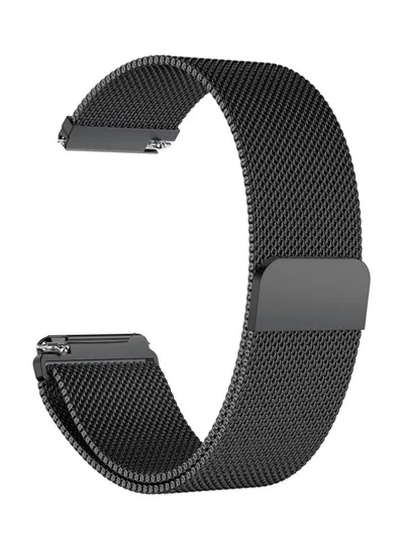 GENNEXT Replacement Band For Fitbit Versa Black size 22mm - Image 1