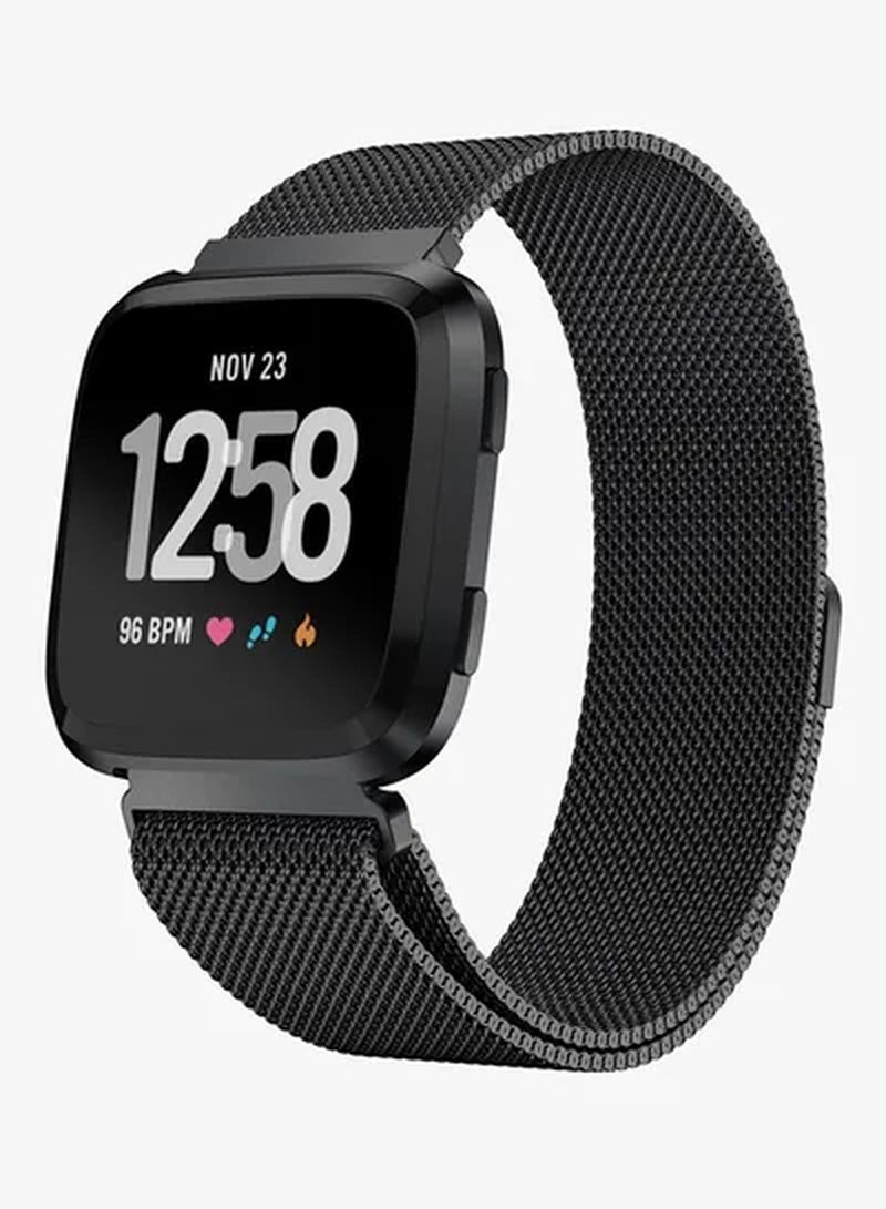 GENNEXT Replacement Band For Fitbit Versa Black size 22mm - Image 2
