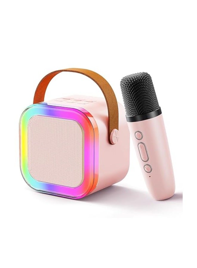 Colorful Karaoke Sound System K12, with Speaker and 2 Wireless Microphones - Image 2