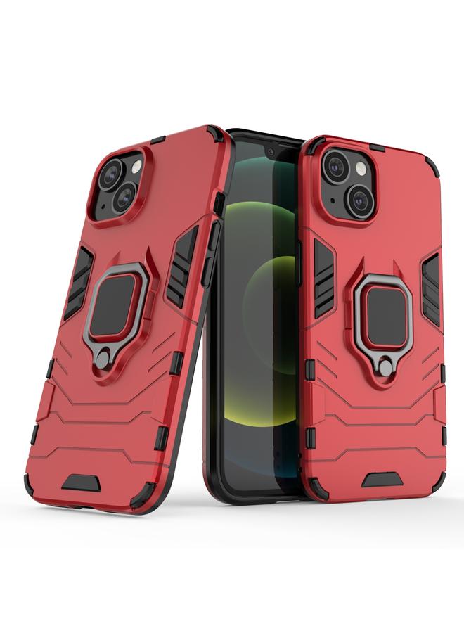 اس-توب جراب لهاتف iPhone 14 Plus مصنوع من مادة PC + TPU مع حامل حلقة مغناطيسية - Image 2