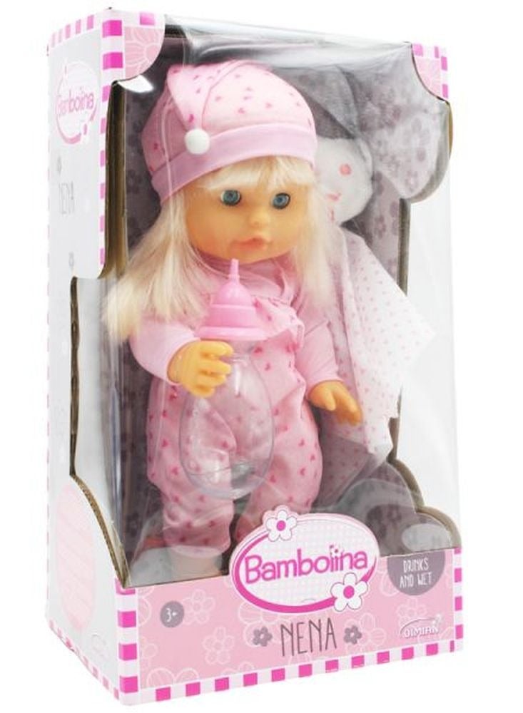 Dimian - Bambolina Nena Doll Drinks and Wet with Accessories 36 cm - BD134 - Image 3