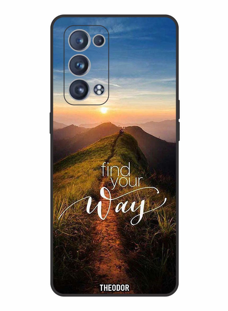 Theodor Protective Case Cover For OPPO RENO 6 PRO PLUS 5G  Find Your Way - Image 1