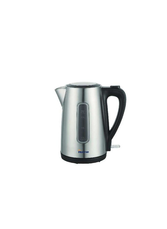 Home - Stainless steel electric kettle 1850-2200 watts, capacity: 1.7 liters. 360-degree rotating kettle. Stainless steel construction. Stainless steel heating element. Single water window. Automatic shut-off after boiling. Asterix control. - Image 1