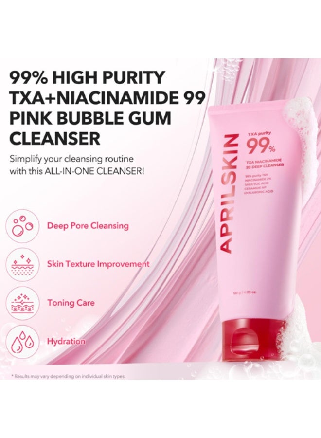 APRILSKIN TXA Niacinamide 99 Deep Cleanser 120ml - Image 3