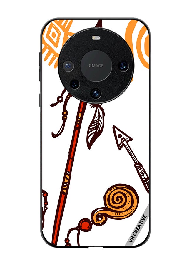 VR CREATIVE Protective Case Cover For Huawei Mate 60 Pro Plus African Spear Design Multicolour - Image 1