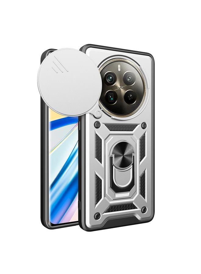 S-TOP Case For Realme 12 Pro / 12 Pro+ 5G Sliding Camera Cover Design TPU Hybrid PC Phone Case - Image 1