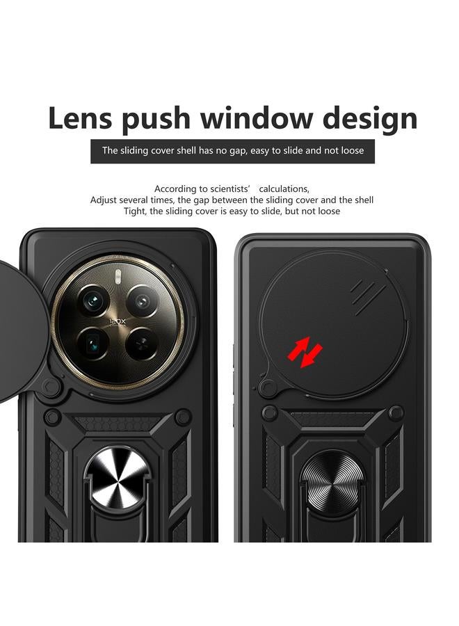 S-TOP Case For Realme 12 Pro / 12 Pro+ 5G Sliding Camera Cover Design TPU Hybrid PC Phone Case - Image 4