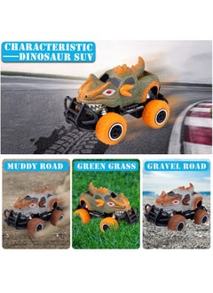 KASTWAVE Dinosaur Remote Control Car Toys Mini RC Race Car Monster Trucks Toddler Gifts Stunt Toy Car for Boys Age 3 5 6 4 7  - Image 2