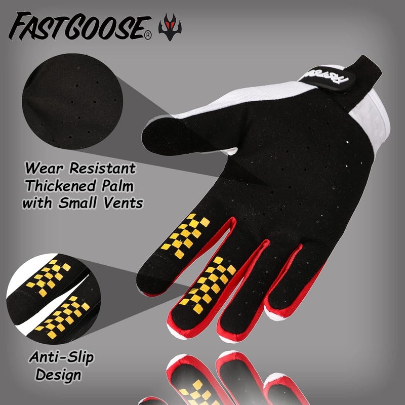 FASTGOOSE Dirt Bike Motorcycle Gloves - Image 3