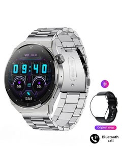 Generic Smart Watch for Men with Bluetooth Calls, Fitness Tracker, Heart Rate, Blood Oxygen, Sleep Tracker, Health Watch, IP68 Waterproof for Android iOS (Sliver)  - Image 1