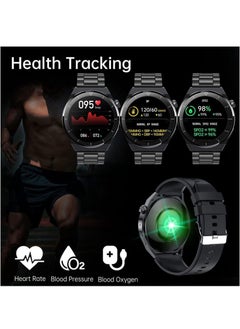 Generic Smart Watch for Men with Bluetooth Calls, Fitness Tracker, Heart Rate, Blood Oxygen, Sleep Tracker, Health Watch, IP68 Waterproof for Android iOS (Sliver)  - Image 3