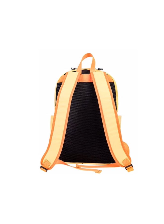 Yonex Badminton Bag For Youth And Children, Fashionable Velcro Backpack Ba299cr Yellow Orange - Image 4