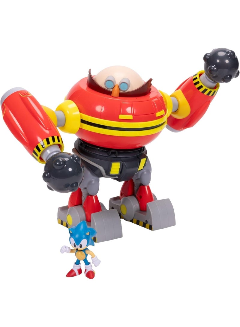 Sonic Figure 2.5-Inch Egg Hammer Robot Deluxe Playset 42815 - Image 4