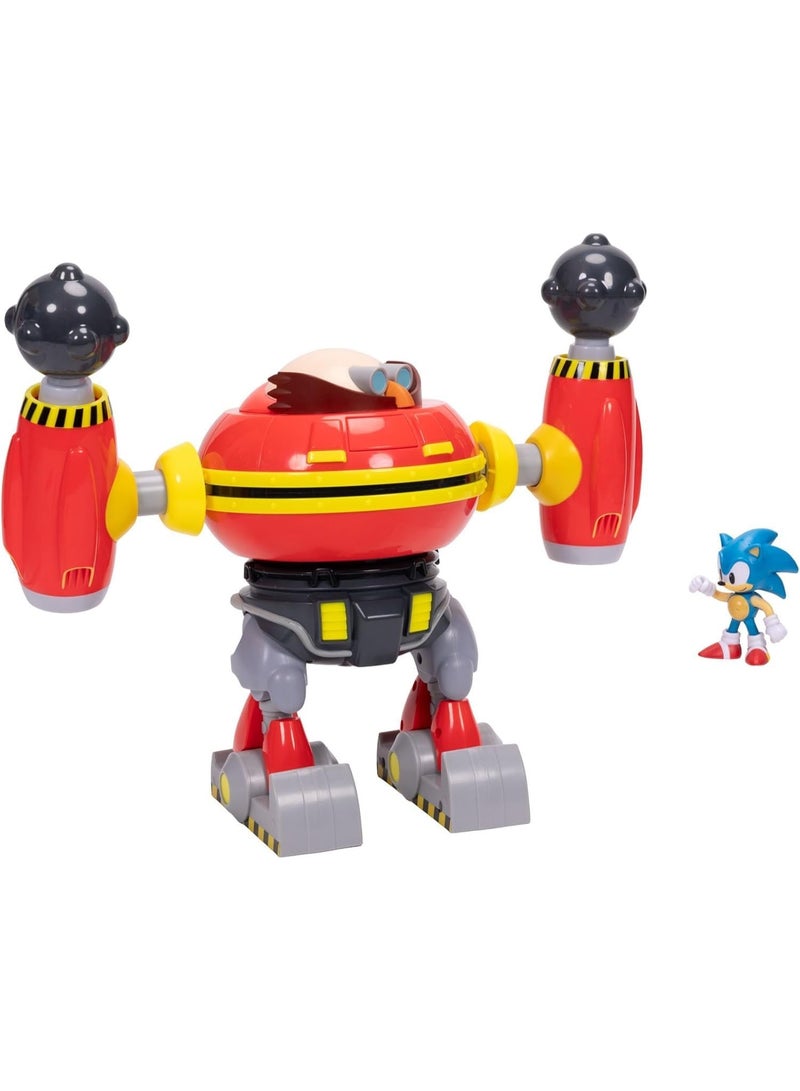 Sonic Figure 2.5-Inch Egg Hammer Robot Deluxe Playset 42815 - Image 5