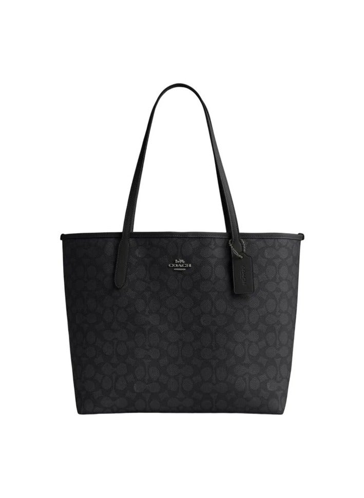 coachoutlet COACH City Handbag Women's Fashionable Large Capacity Shopping Bag - Image 1