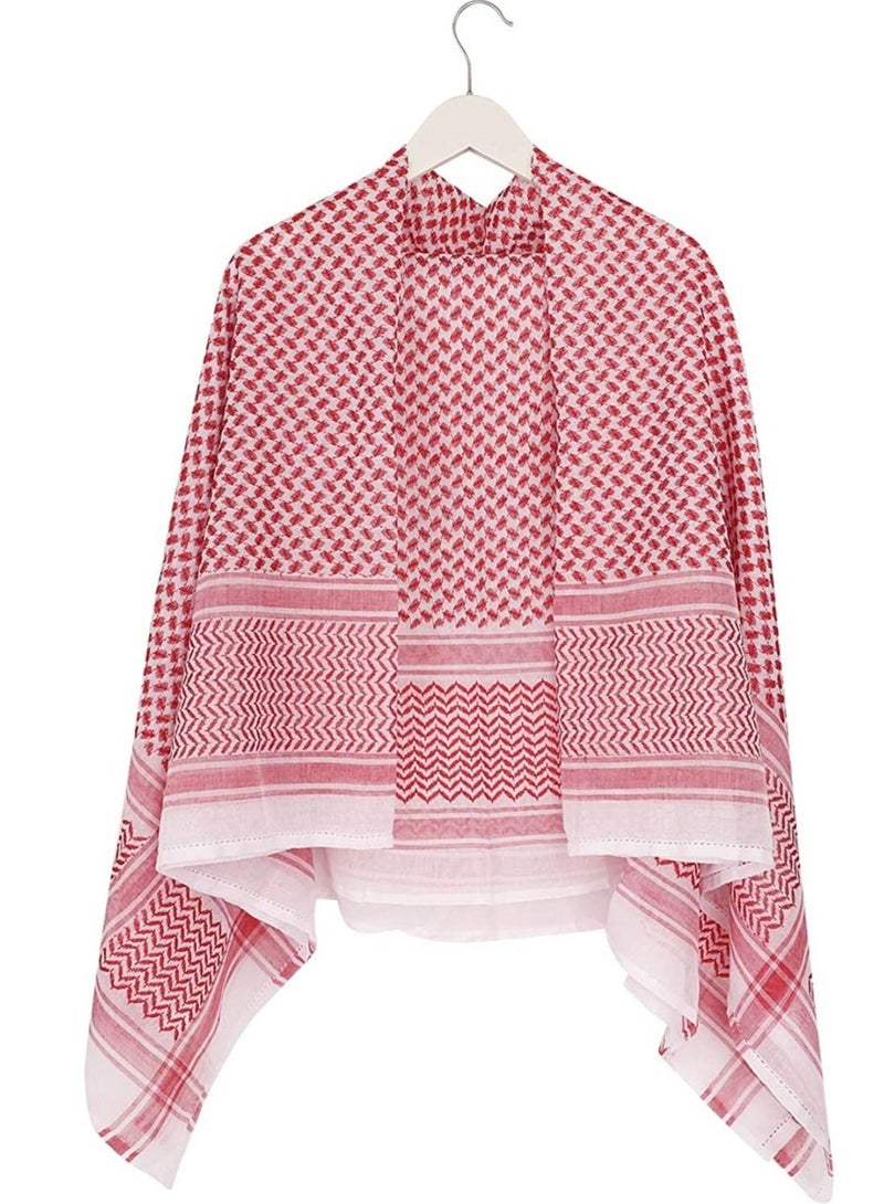 Arab Keffiyeh Adult Men's Turban Thick Muslim Hijab Shemagh Polyester Middle East Arafat Scarf Tactical Desert - Image 4