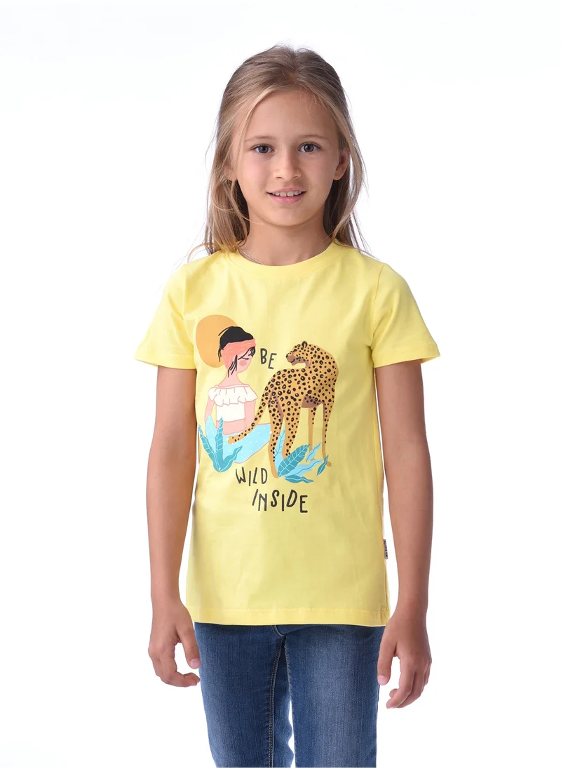 victor and jane Victor and jane Girls' T-shirt - Yellow