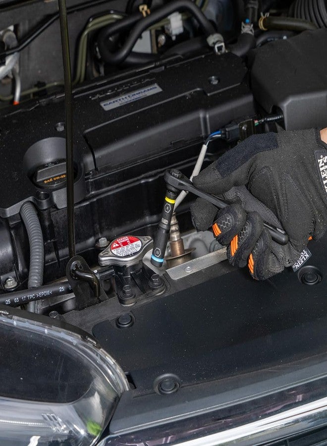 Klein Tools 65619 KNECT Flip-10 Metric Impact Socket Set, Deep Sockets, 5 Color-Coded Flip Sockets, 10 Metric Socket Sizes, 1/4 and 3/8-Inch Adapters, MODbox Case - Image 5