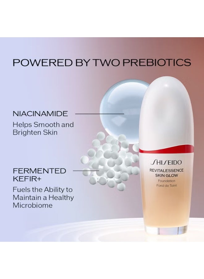 Shiseido Revitalessence Glow Foundation - 320 Pine - Image 4